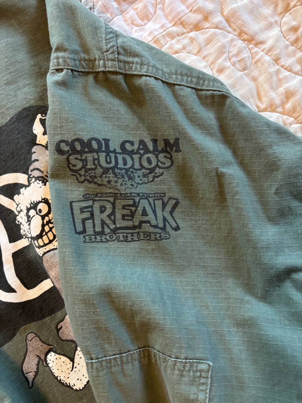 Freak Brothers Cool Calm Studios Military Jacket/Utility Shirt - Picture 4 of 5